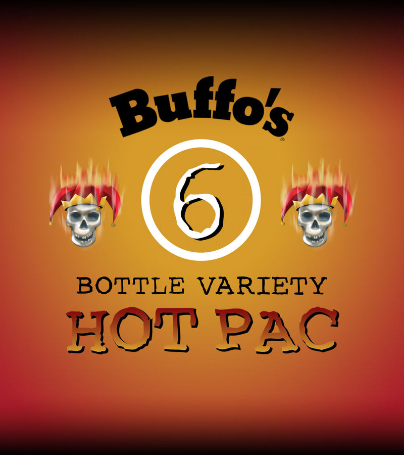 Buffo's 6-Bottle Variety Hot Pac