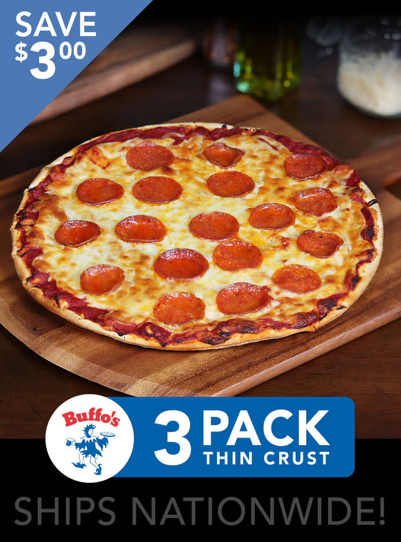 3-Pack Thin Crust Pizza